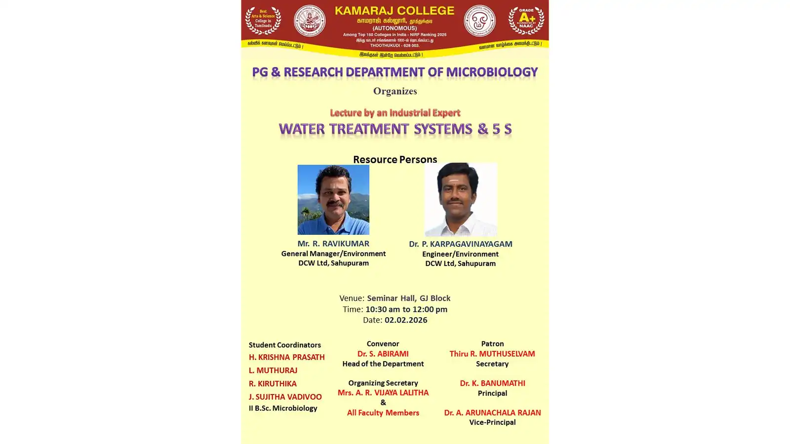 Water Treatment Lecture