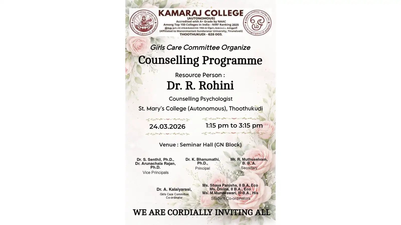 Counselling Programme