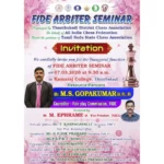 FIDE Arbiter Seminar