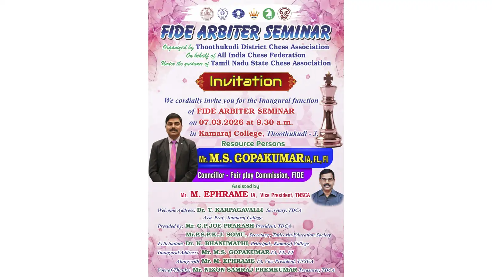 FIDE Arbiter Seminar