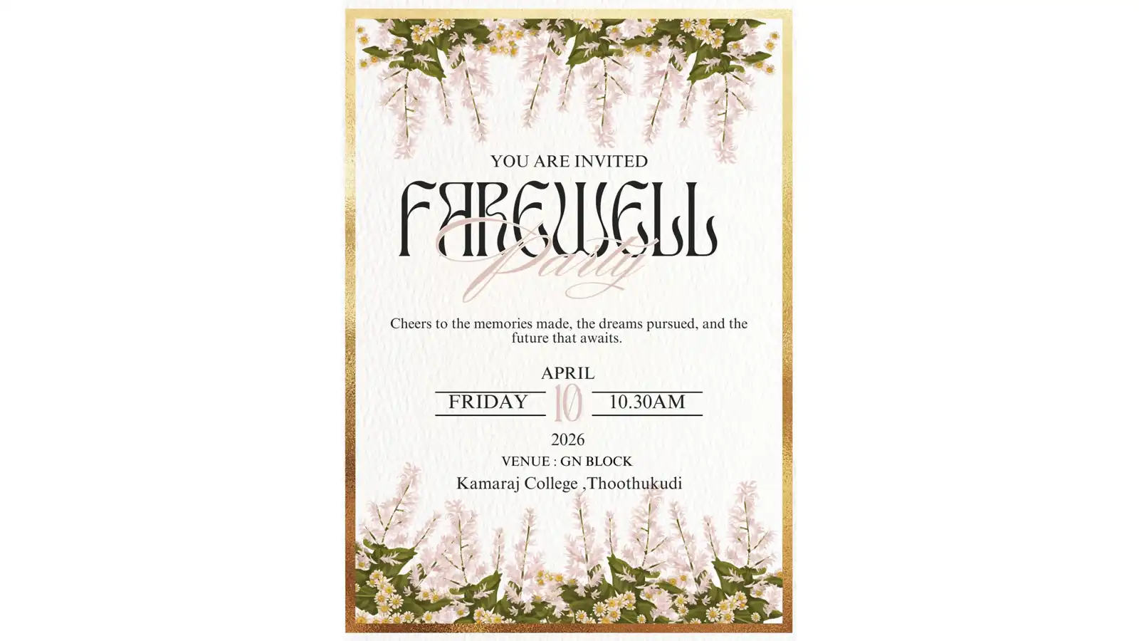 Farewell Day Celebration