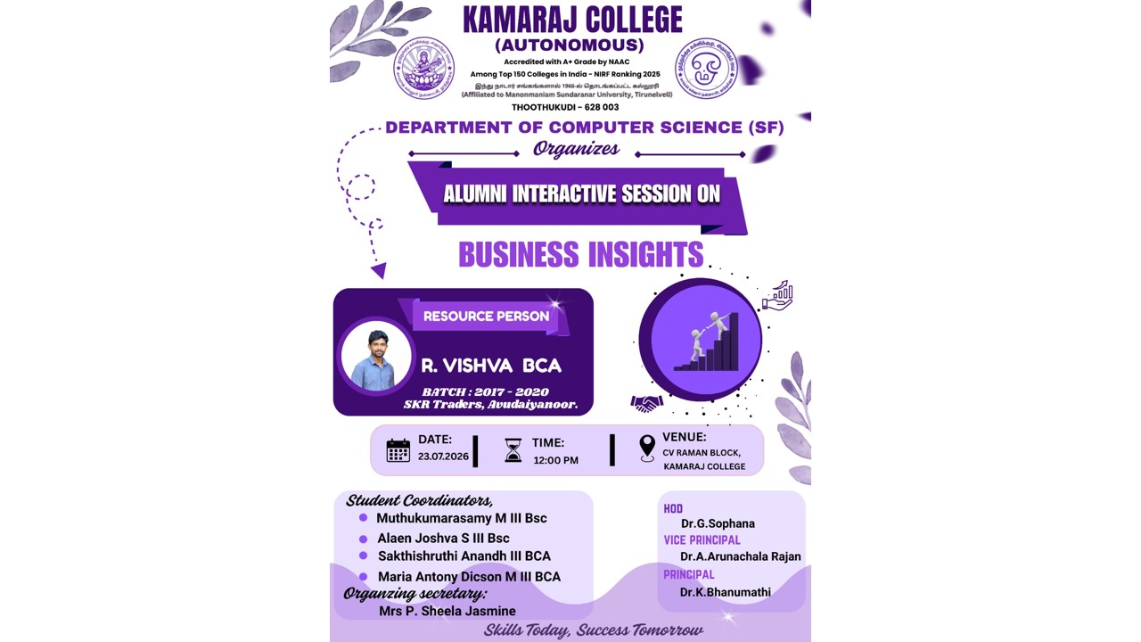 Business Insights Session