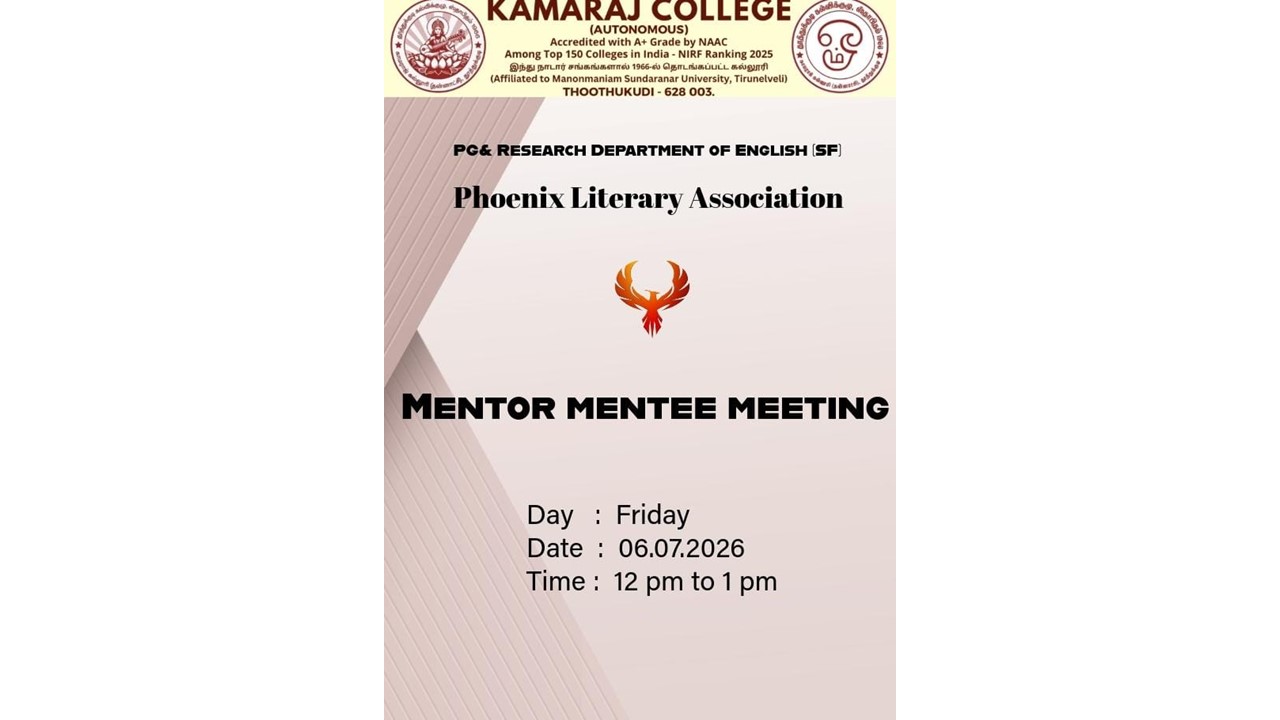 Mentor Mentee Meeting