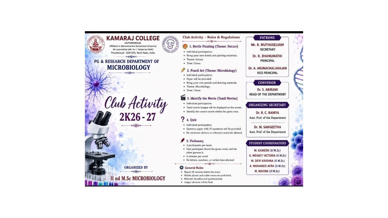 Microbiology Club Activity