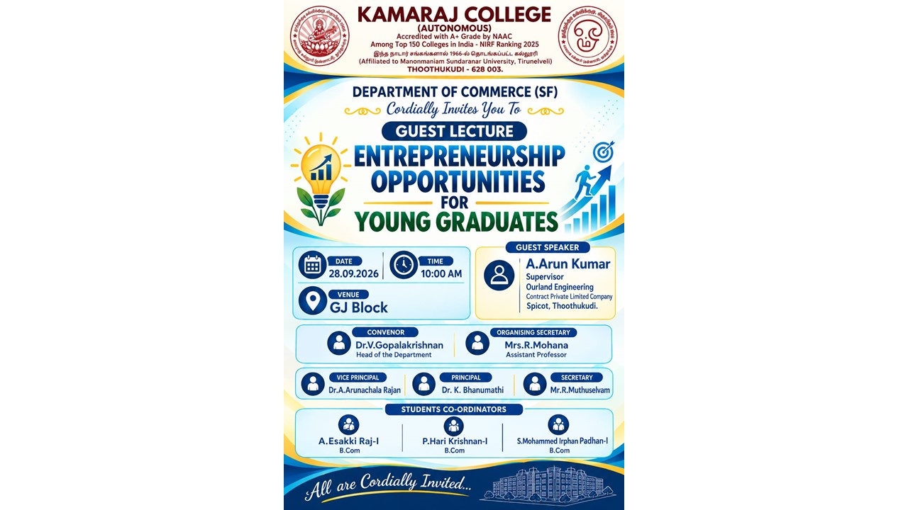Entrepreneurship Guest Lecture