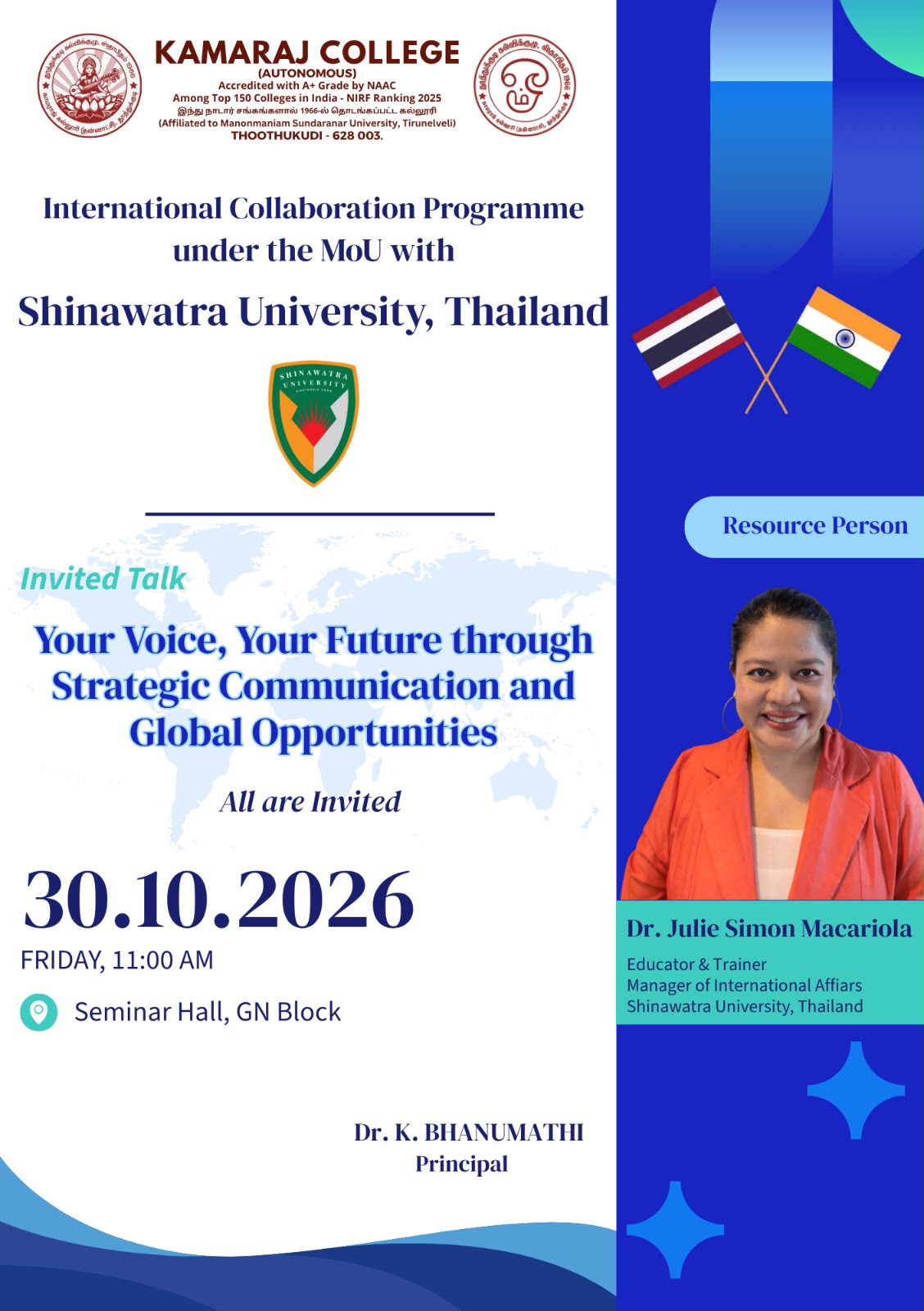 International Collaboration Programme with Thailand