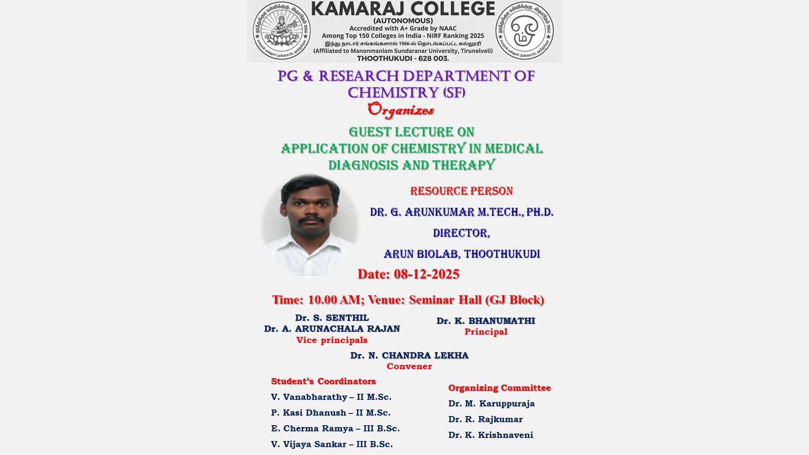 Applications of Chemistry in Medical Diagnostics and Therapy