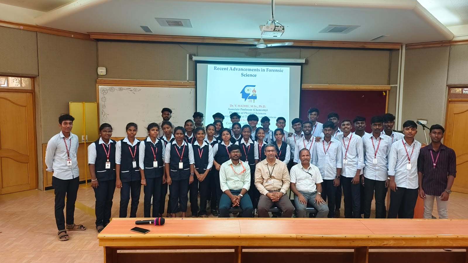 Forensic Lab Workshop Visit by Department of Criminology