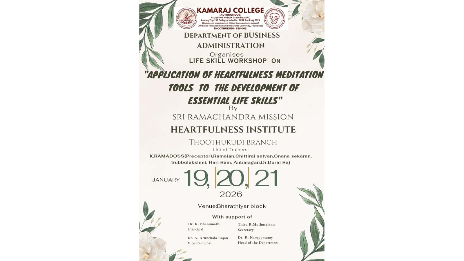 Life Skill Workshop