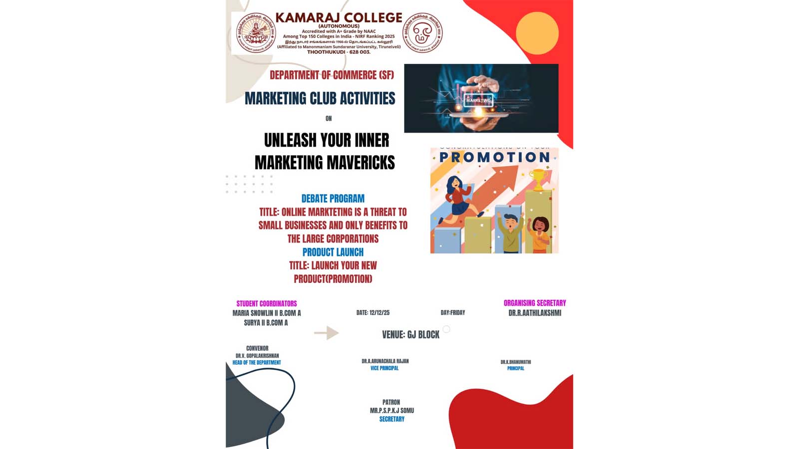 Marketing Club Activities